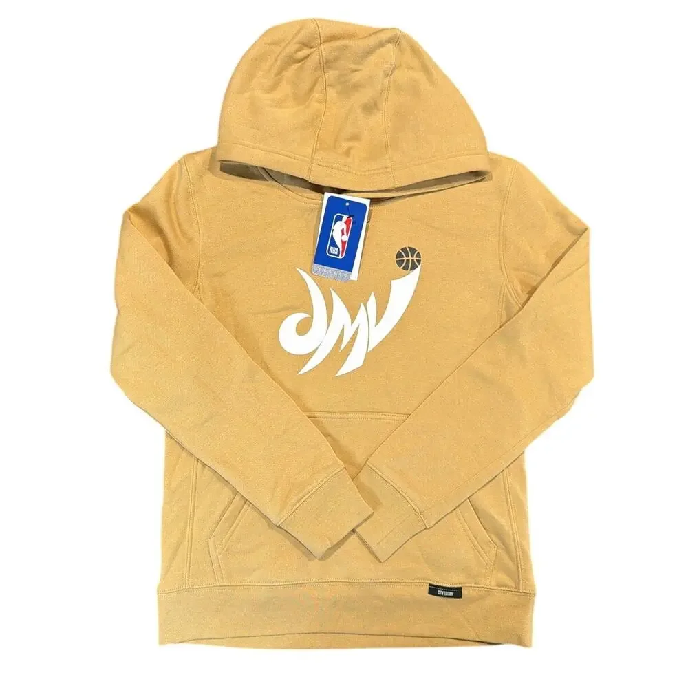 NWT Nike NBA Washington Wizards Pullover Hoodie, Youth Medium (10/12), Tan